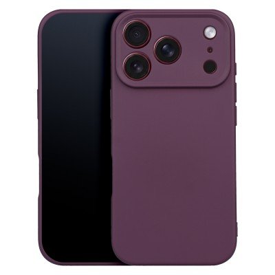 813858-oryg-400x400-1.jpg Silicon case for iPhone 17 Pro Max 6,9" / 18 Pro Max 6,9" dark cherry - Image 1